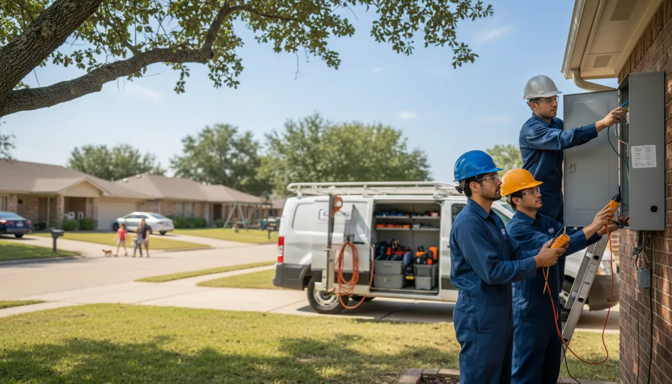 Certified electrician providing emergency electrical services in Saint Bernice, IN